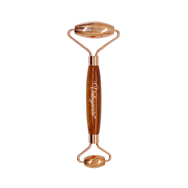 Copper Faceroller Massager Tool | Anti-Aging Therapy Tool for Skin Care - Face Sculpting for Eyes, Cheeks, Jawline, and Neck