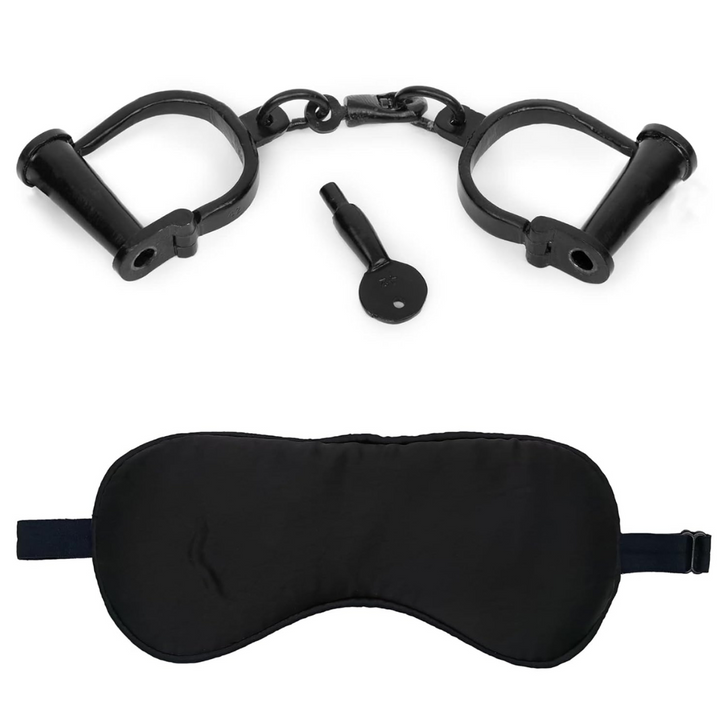 Handcuff & Eye Mask Fantasy Collection Set