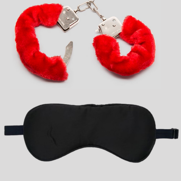 Handcuffs And Blindfold For Couples