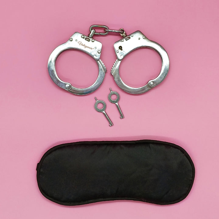 Handcuff and Eye Mask