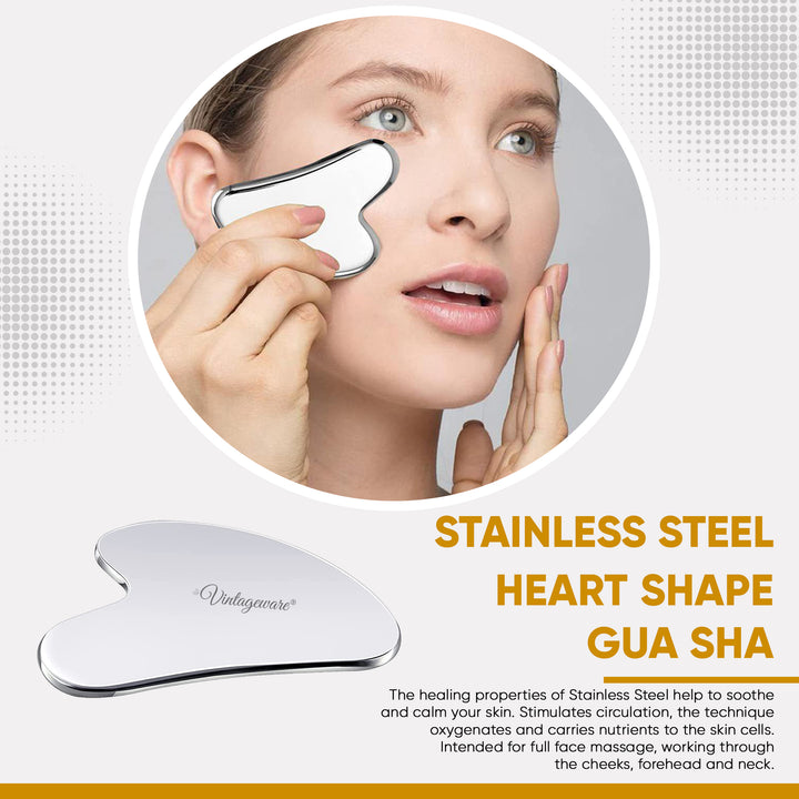 gua sha heart shape