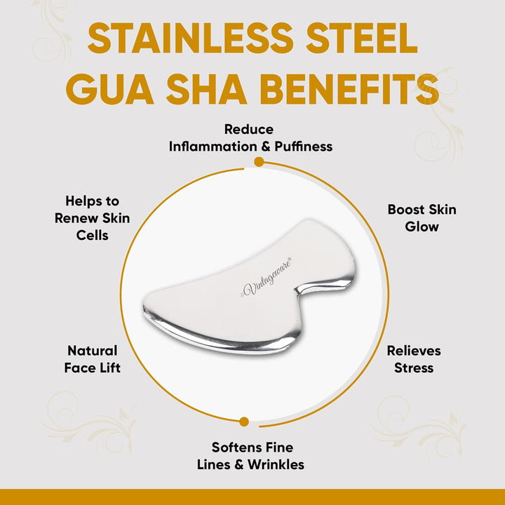 stainless steel gua sha 