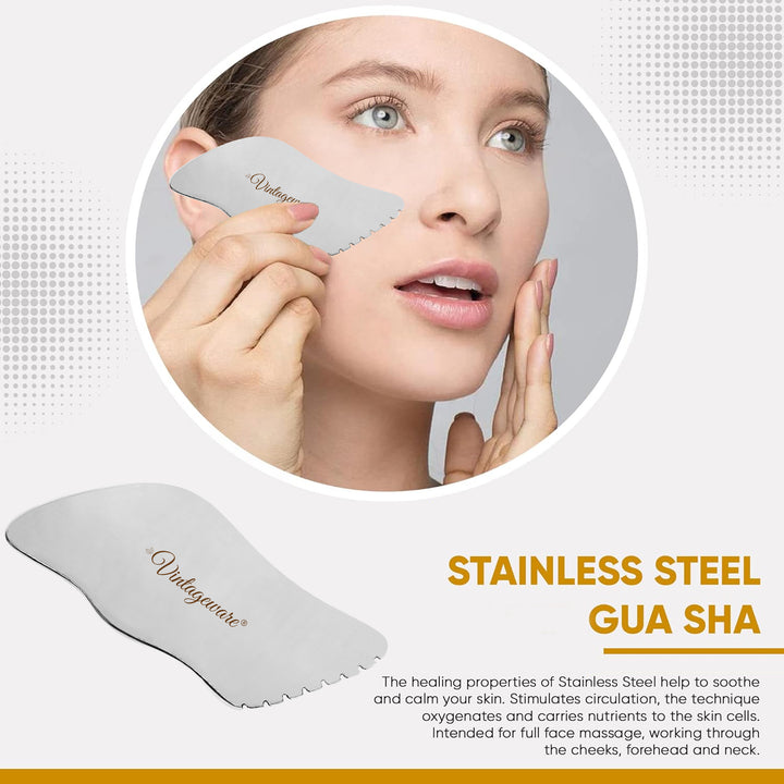 stainless steel gua sha